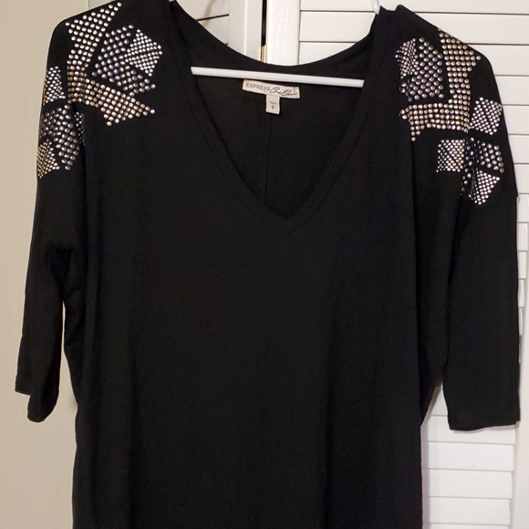 Express Tops - Express OneEleven Dolman Chill Studded Tee